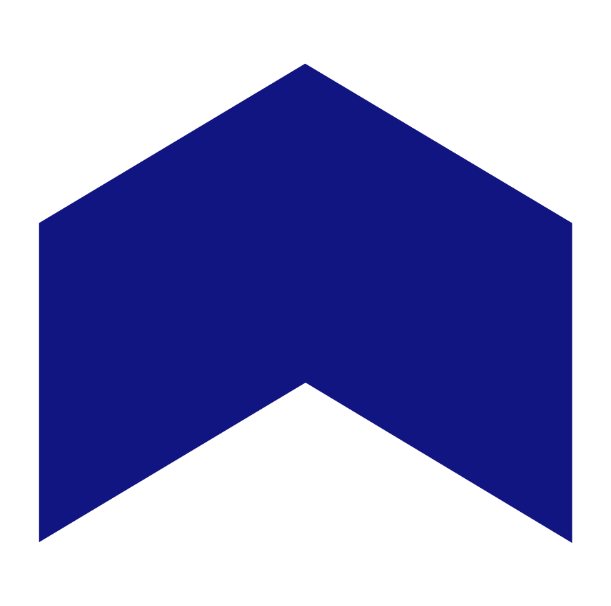 Chevron shaped representation of award